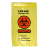 Lab-Loc Specimen Transport Bag, Document Pouch, Zip Close, Yellow Tinted, 6 x 9" LAB20609YE