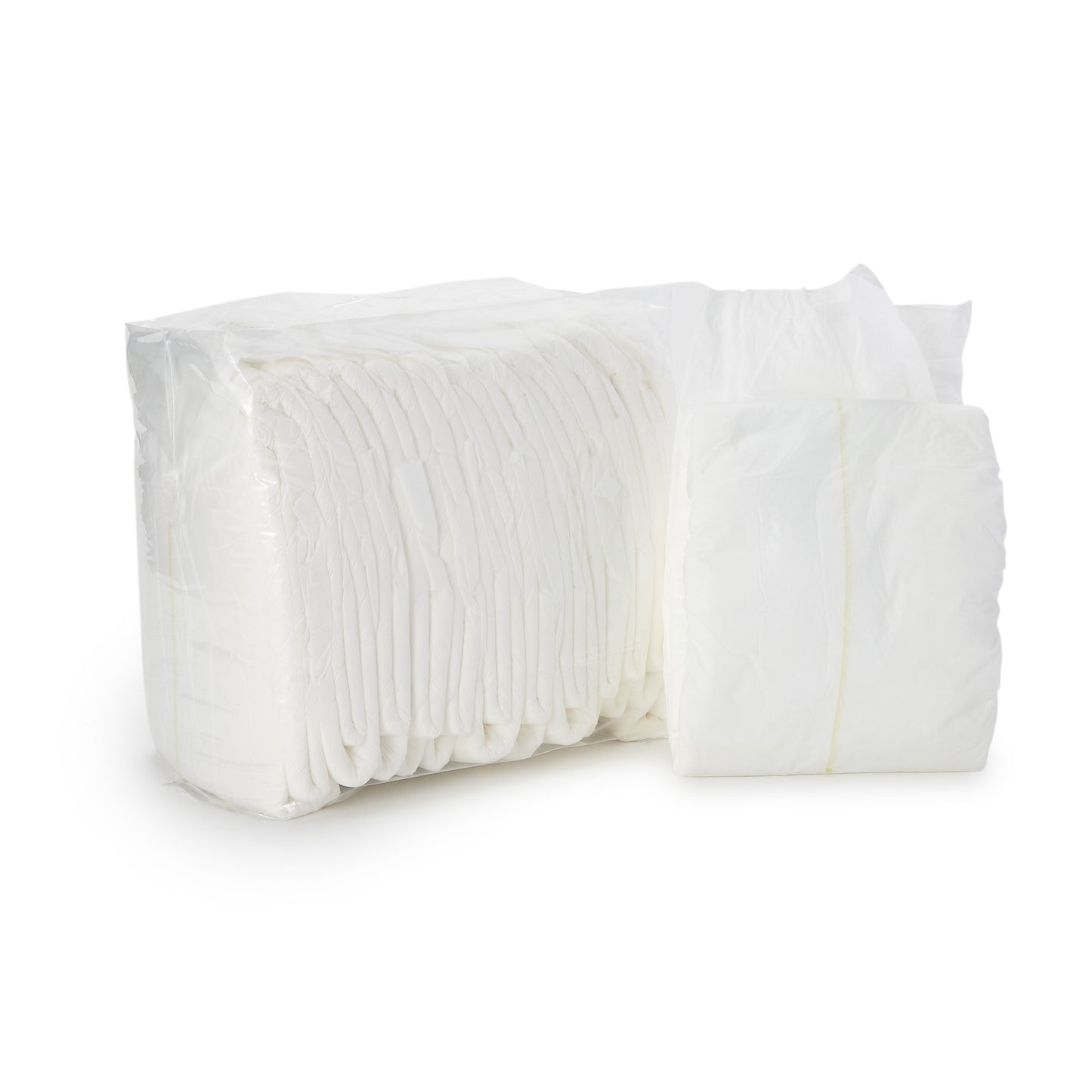 Unisex Adult Incontinence Brief Wings™ Plus Medium Disposable Heavy Absorbency - 60033