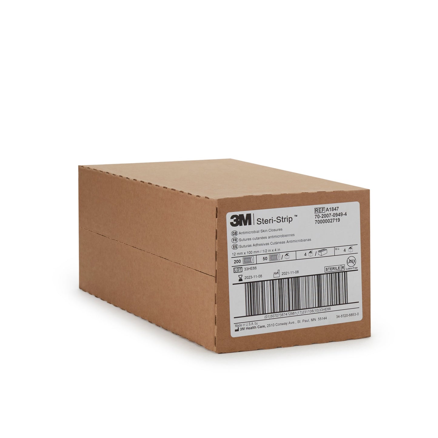 3M™ Steri-Strip™ Antimicrobial Skin Closure Strip A1847