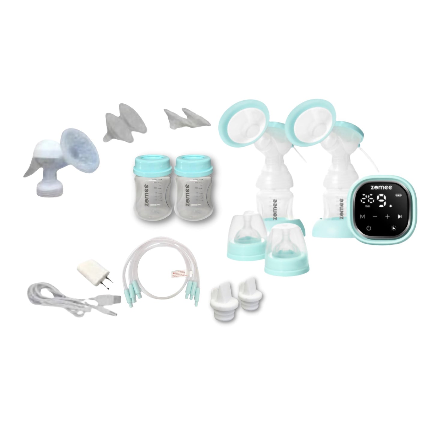 Double Electric Breast Pump Kit Zomee - TEXAS Z2 BUNDLE