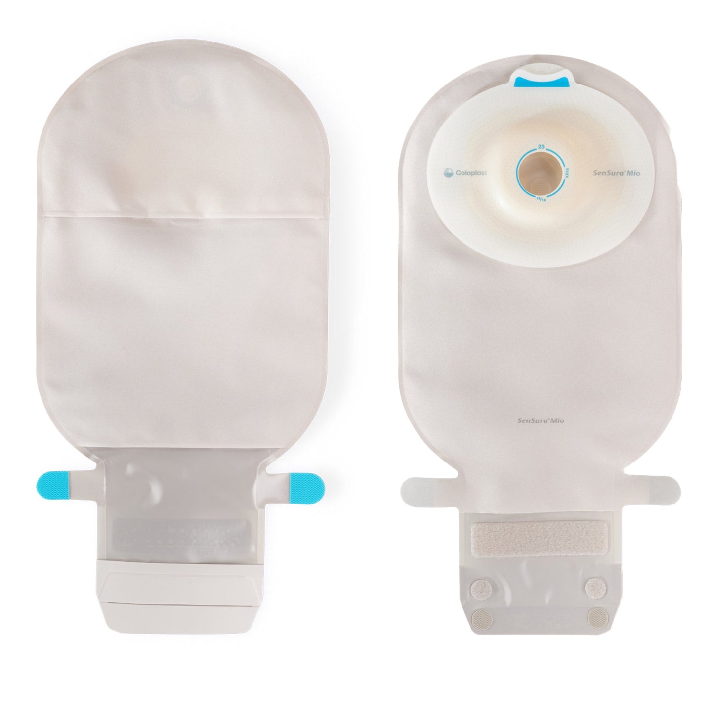 Ostomy Pouch SenSura® Mio Convex One-Piece System 11 Inch Length, Maxi Convex Light, Pre-Cut 1-1/8 Inch Stoma Drainable - 16732