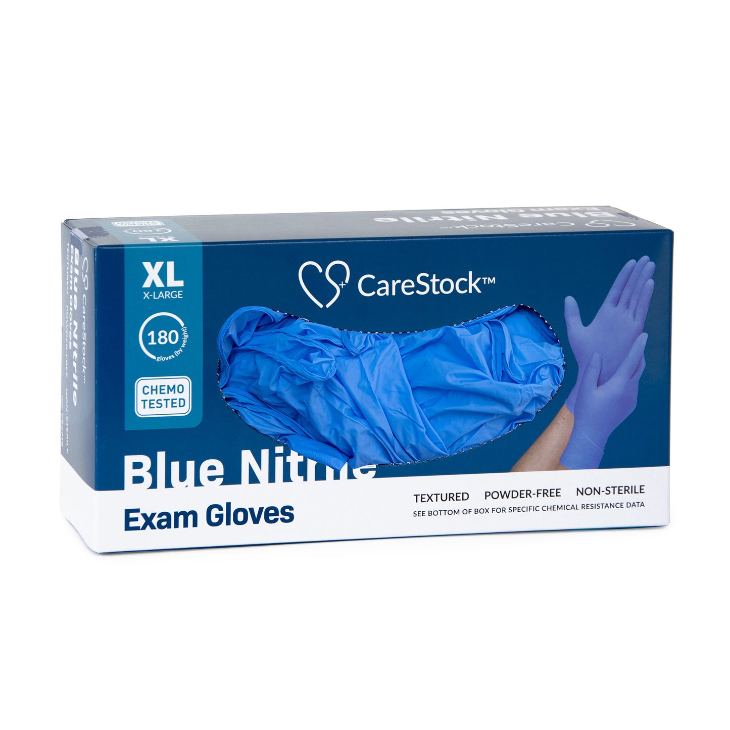 CareStock™ Nitrile Exam Glove, Extra Large, Blue CS2718