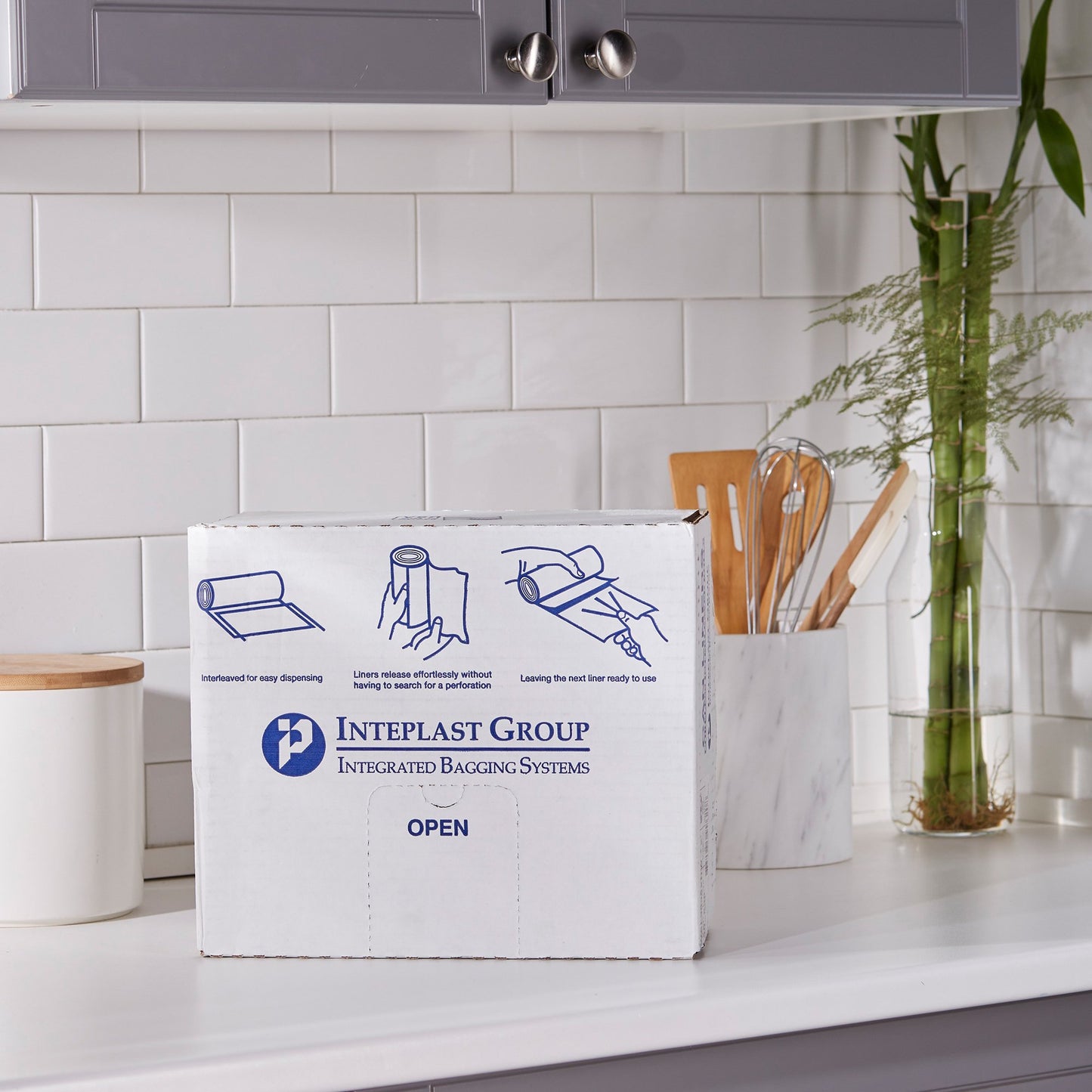 McKesson Extra Heavy Duty White Trash Bags, 30 gal, 0.7 Mil WSL3036XHW-2