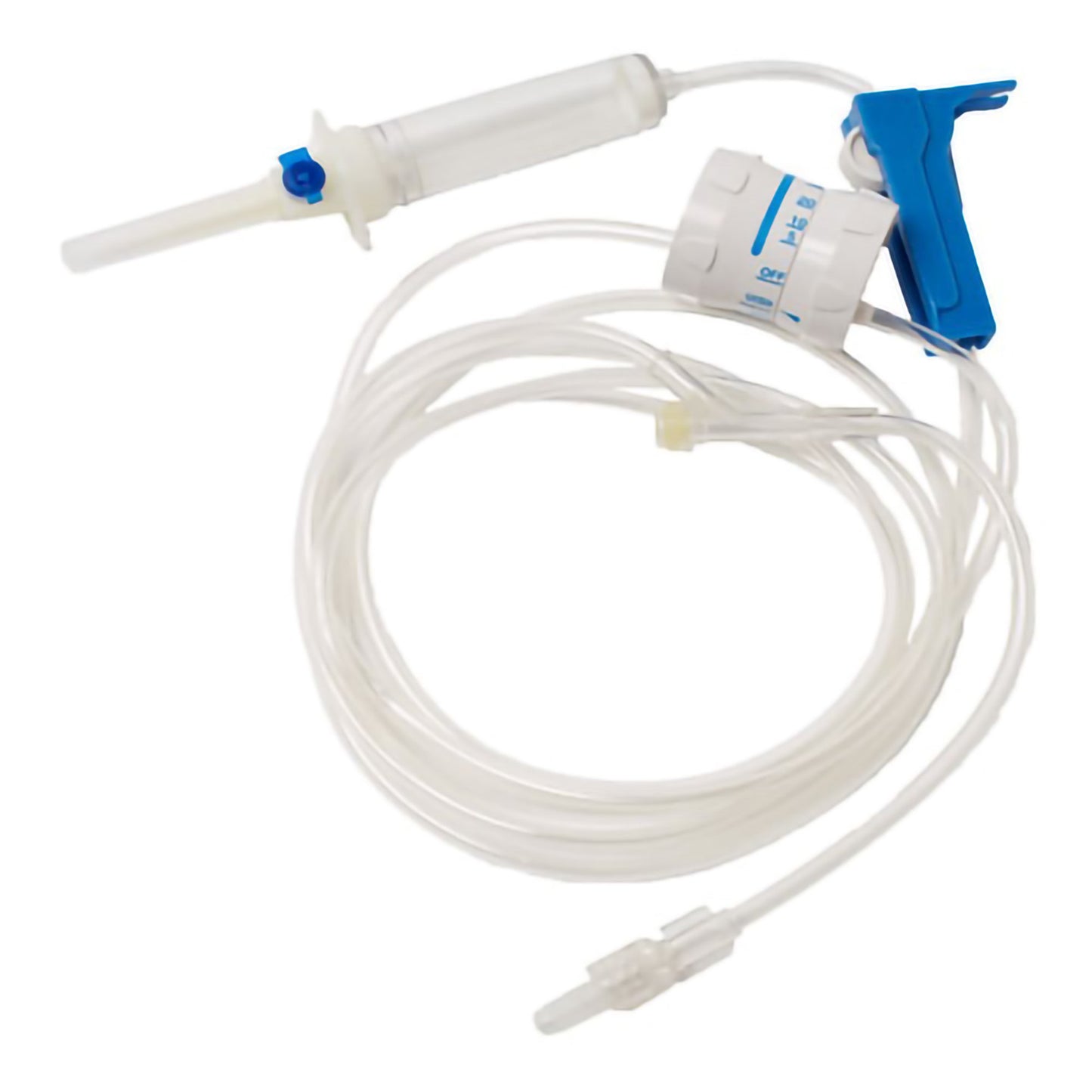Primary IV Administration Set TrueCare™ Gravity 1 Port 20 Drops / mL Drip Rate 15 Micron Filter 92 Inch Tubing Solution Flow Regulator TCBINF033G