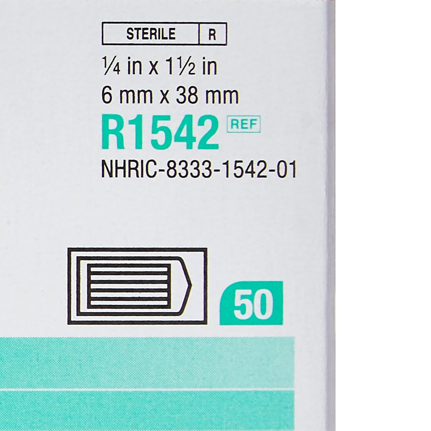 3M™ Steri-Strip™ Skin Closure Strip, 0.25 x 1.5 in. R1542