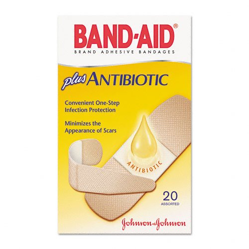 Adhesive Strip Band-Aid® with Neosporin® 3/4 X 3 Inch / 1 X 3 Inch Plastic s/b Plastic / Neosporin Rectangle Tan Sterile - 38137005570