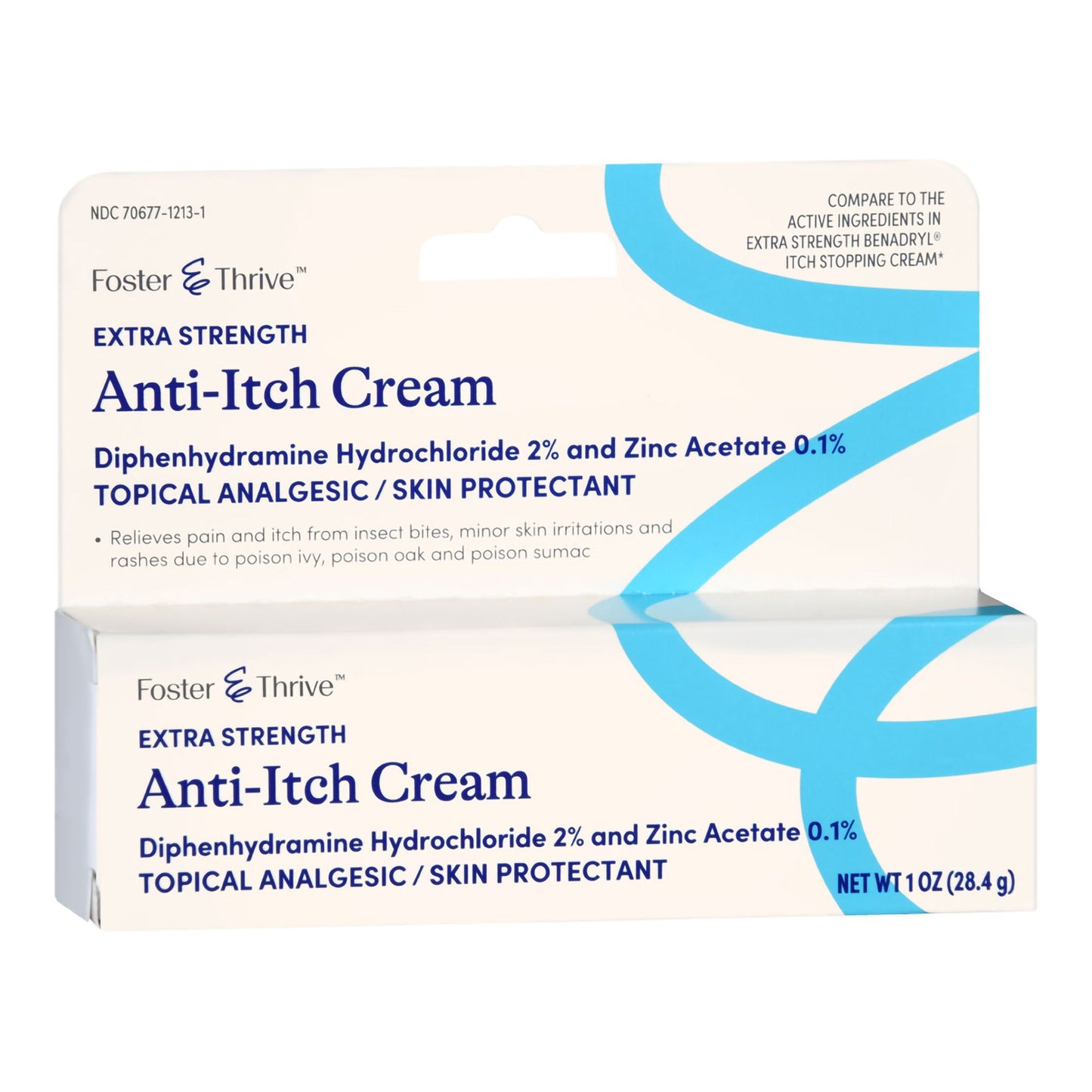 Foster & Thrive™ 2% Diphenhydramine HCl Itch Relief Cream 70677121301
