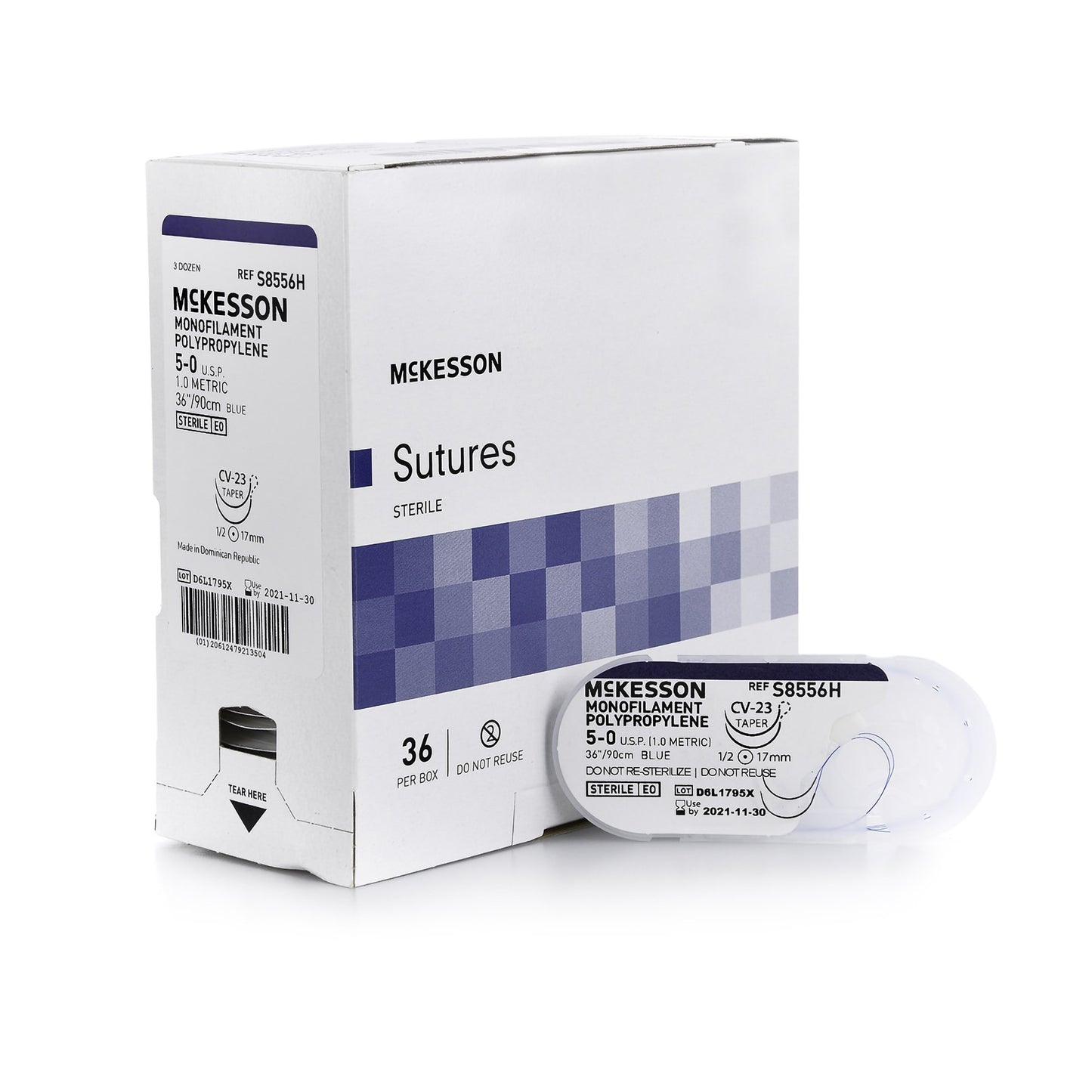 McKesson Brand McKesson Suture with CV-23 Needle S8556H, Box of 12