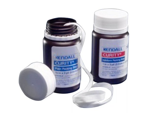 Curity™ Iodoform Wound Packing Strip, ¼ inch x 5 yard 7831