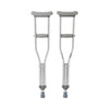 Underarm Crutches McKesson Pediatric 4 Foot to 4 Foot 6 Inch User Height Aluminum Frame 175 lbs. Weight Capacity - 146-10416-1
