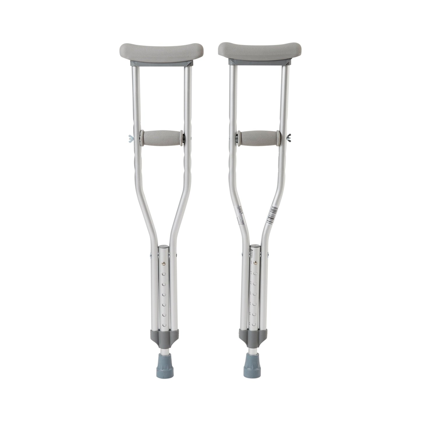 Underarm Crutches McKesson Pediatric 4 Foot to 4 Foot 6 Inch User Height Aluminum Frame 175 lbs. Weight Capacity - 146-10416-1