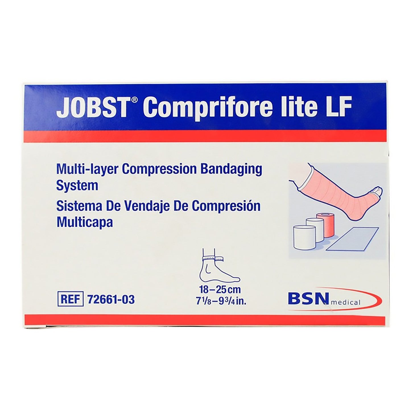 BSN Medical Jobst Comprifore lite LF No Closure Three Layer Compression Bandage System 7266103, KT