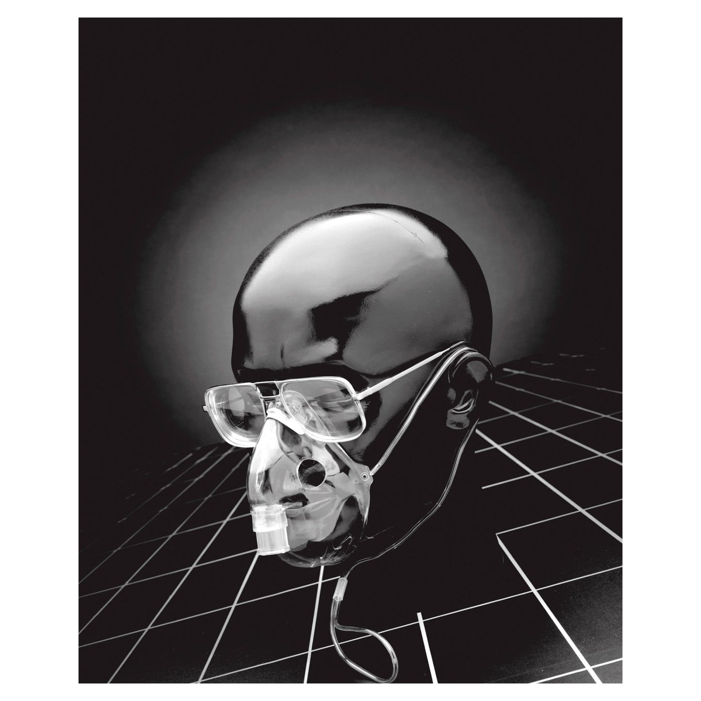 Aerosol Mask Salter Labs® Elongated Style Adult One Size Fits Most Adjustable Head Strap - 8000-0-50