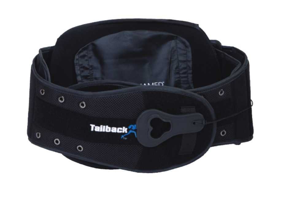 Back Brace Tailback 42™ One Size Fits Most Hook and Loop with Single Pulley System Closure 25 to 56 Inch Waist Circumference Adult TB042-2