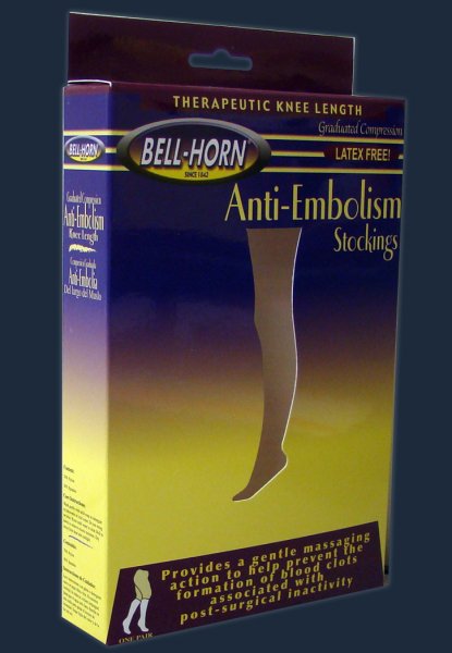 Anti-embolism Stocking Knee High X-Large Black Closed Toe - 11300XL
