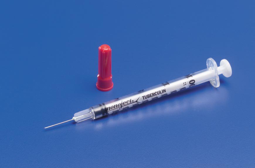 Tuberculin Syringe Monoject™ 1 mL Luer Slip Tip Without Safety - 8881501400