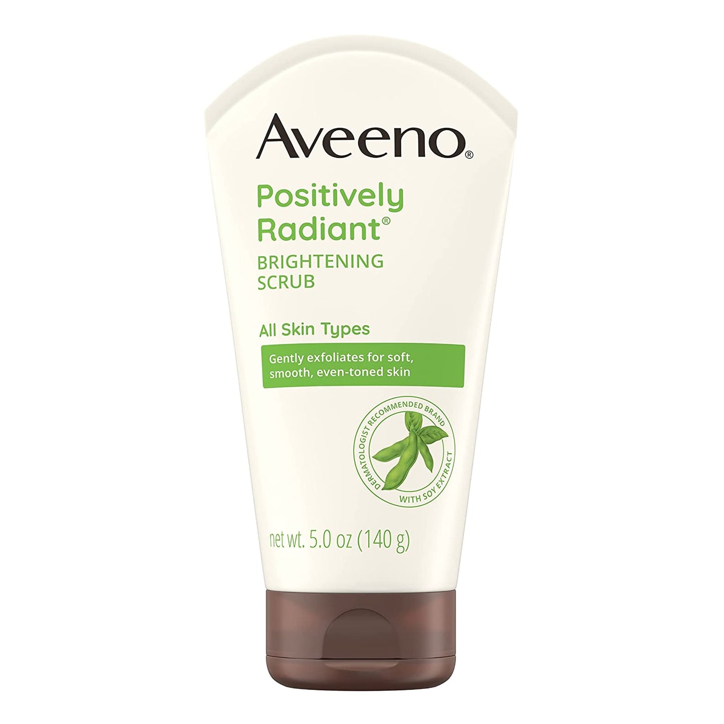 Facial Cleanser Aveeno® Positively Radiant® Brightening Scrub Cream 5 oz. Tube Scented - 38137003676