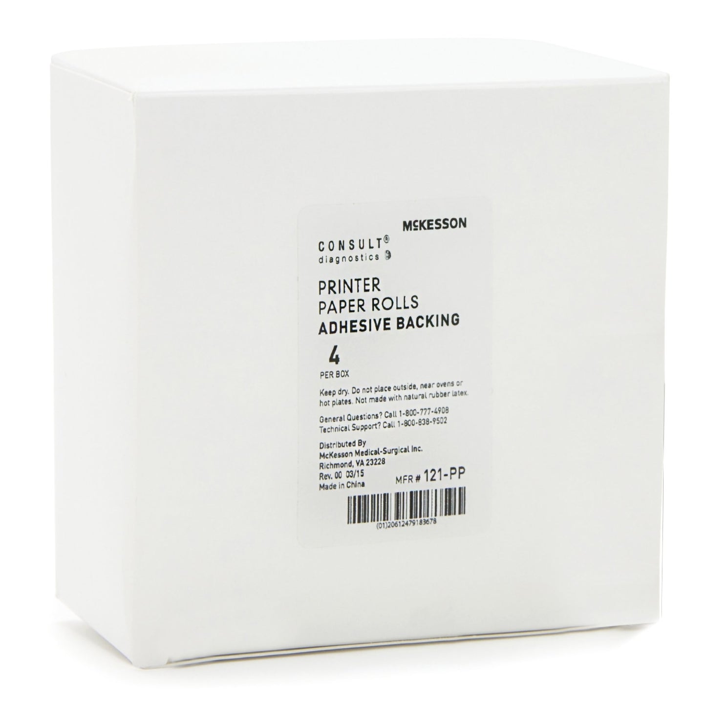 McKesson Consult® Printer Paper Rolls 121-PP