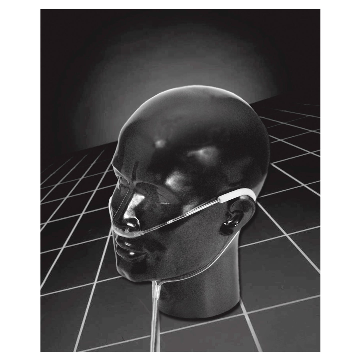 Nasal Cannula with Ear Cushions Salter-Style® TLCannula™ Adult Curved Prong / NonFlared Tip 25 Foot O2 Line - 1600TLC-25-25