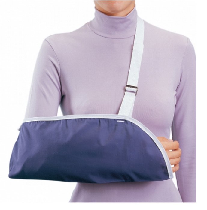 ProCare® Pediatric Blue Cotton / Polyester Arm Sling, Extra Small 79-84022