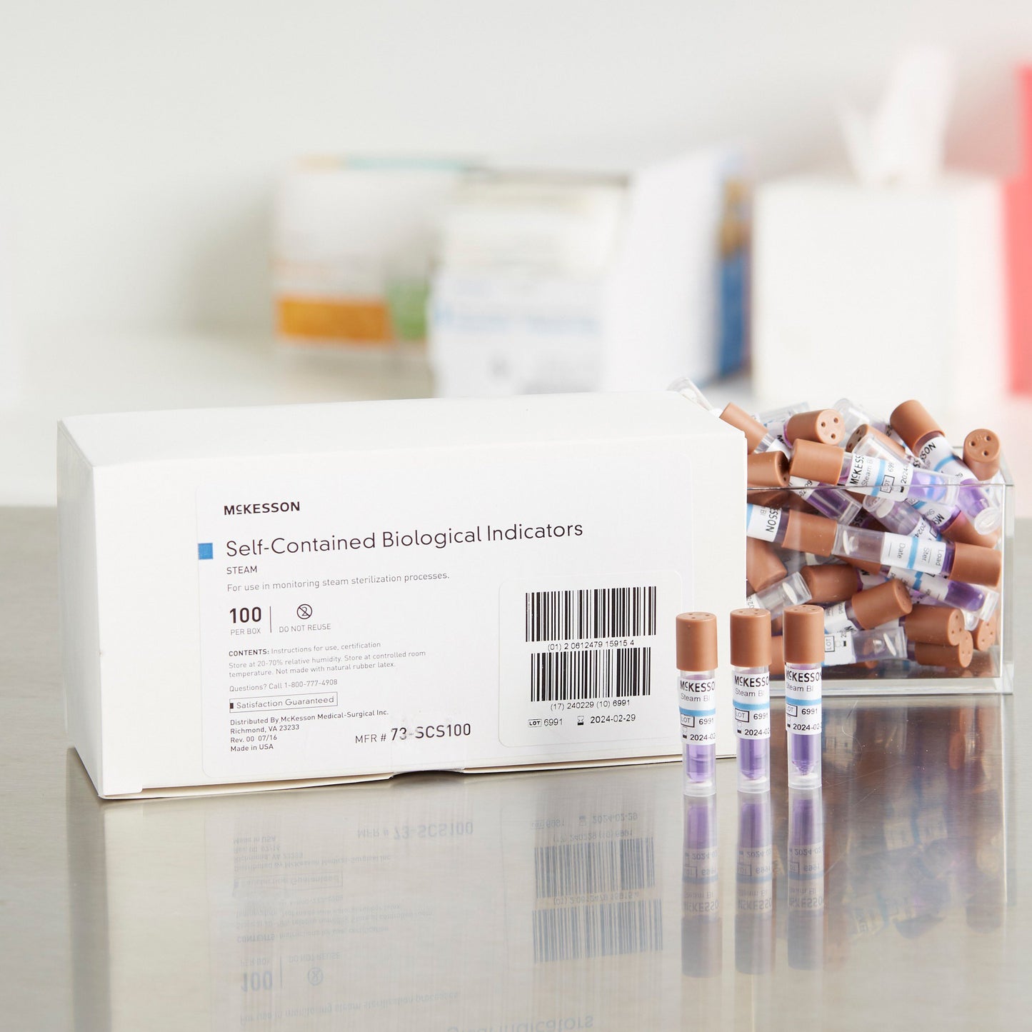 McKesson Sterilization Biological Indicator Vial 73-SCS100