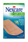 Adhesive Strip Nexcare™ Soft 'n Flex 2 X 4 Inch Fabric Rectangle Tan Sterile - 571-08