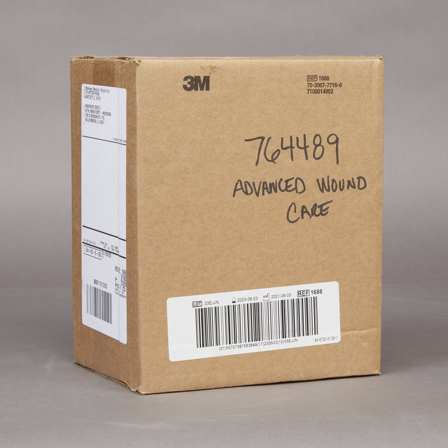 3M™ Tegaderm™ IV Advanced Securement Dressing, 4 x 4¾ Inch 1688