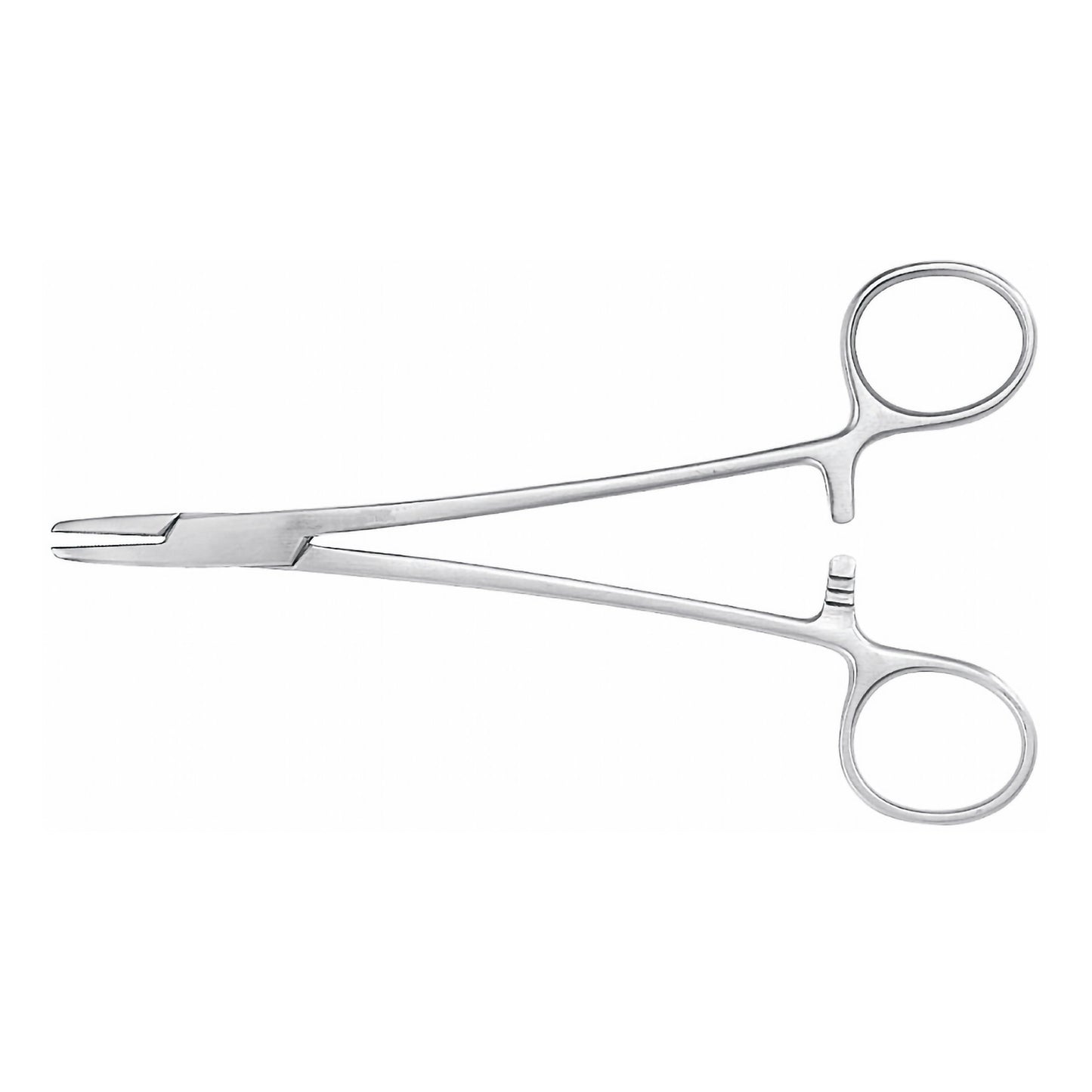 Needle Holder McKesson Mayo-Hegar 7 Inch Length Serrated Jaws Finger Ring Handle - 43-2-853