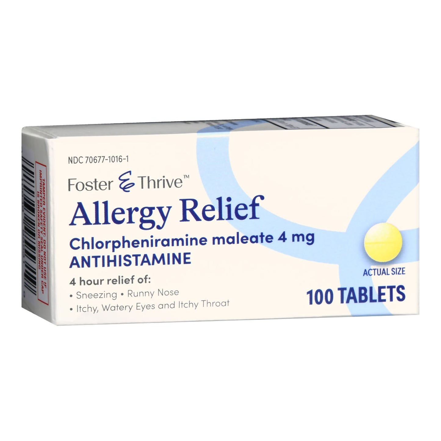 Foster & Thrive™ Allergy Relief Chlorpheniramine Maleate 4 mg Tablets 70677101601