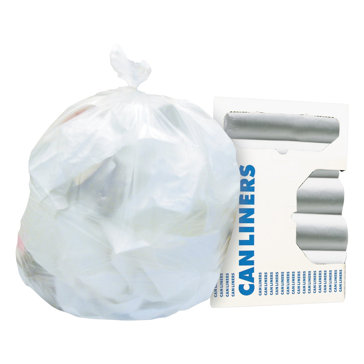 Trash Bag Heritage™ 16 gal. Natural HDPE 8 Mic. 24 X 33 Inch Star Seal Bottom Coreless Roll - HERZ4833LNR01