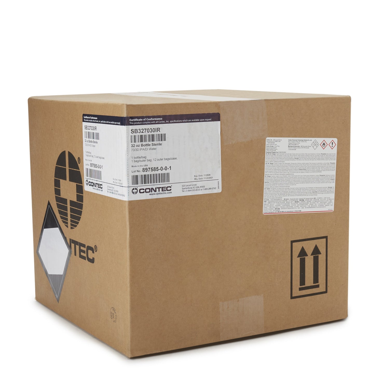 Contec® Isopropyl Alcohol Antiseptic, 32 oz. Bottle SB327030IR