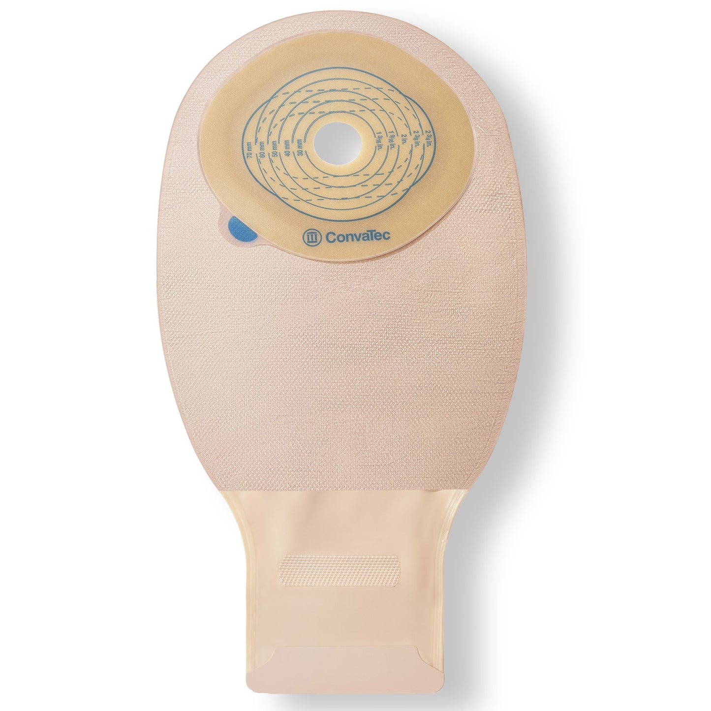 Ostomy Pouch Esteem®+ One-Piece System 12 Inch Length Trim to Fit 13/16 to 2-3/4 Inch Stoma Drainable - 416721