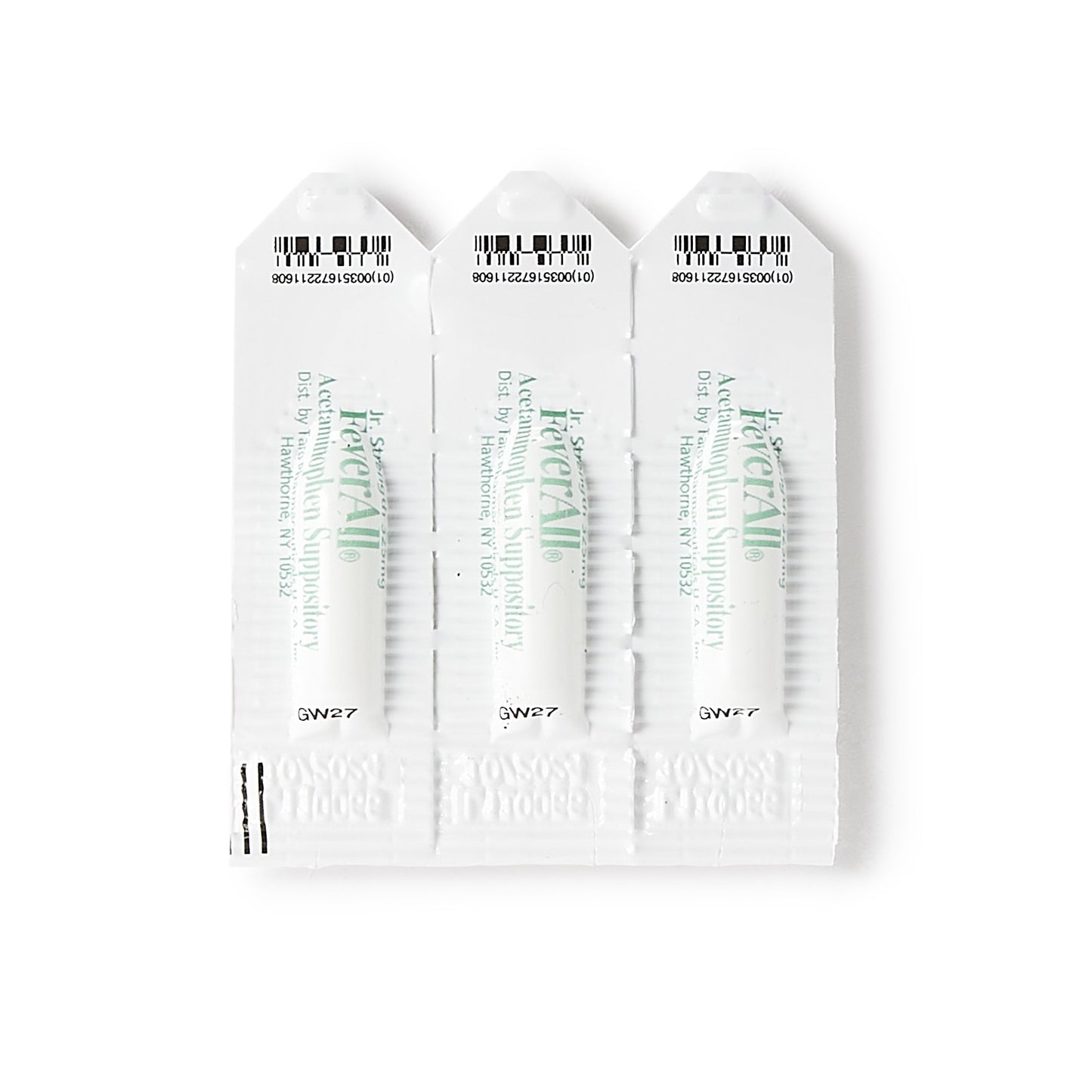 FeverAll® Acetaminophen Rectal Suppository 51672211602