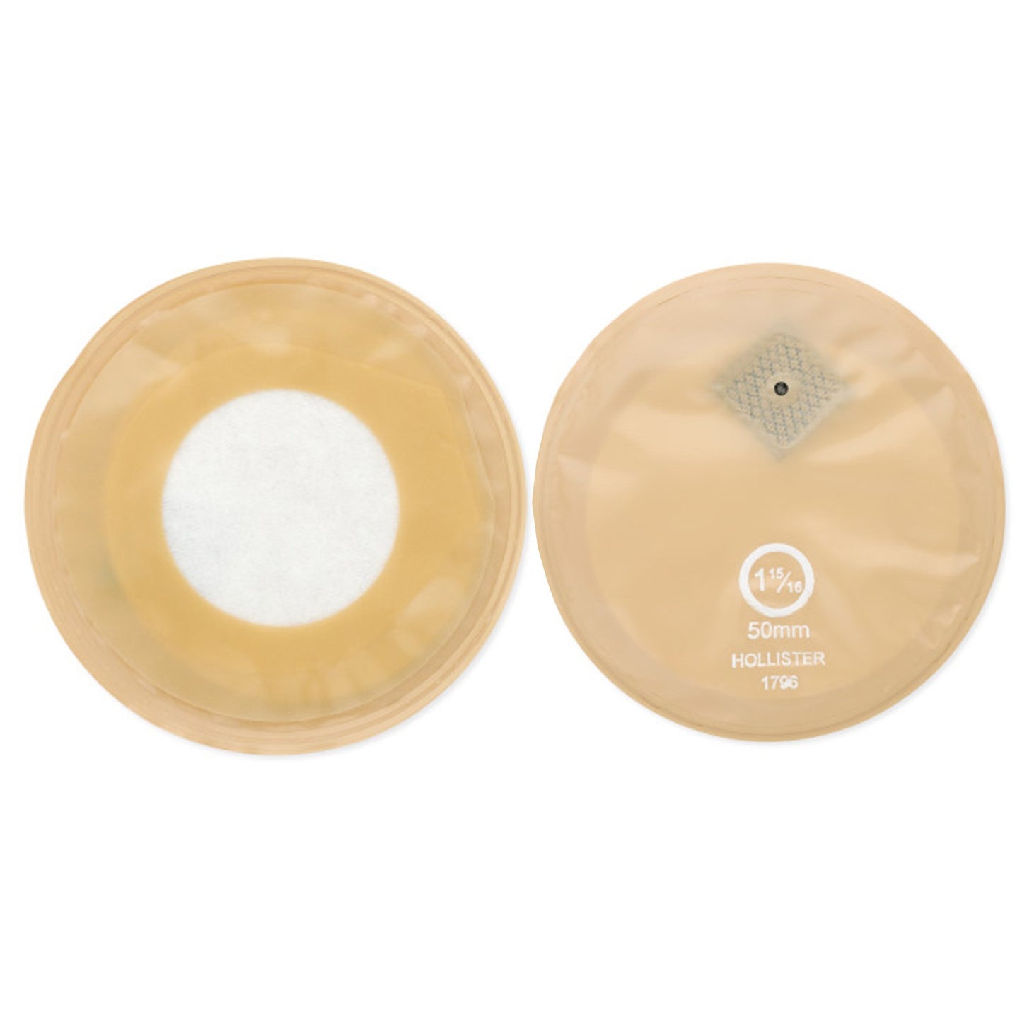 Filtered Stoma Cap Contour I™ Beige Odor-Barrier Pouch with SoftFlex, Barrier Opening 1-15/16 Inch, Cap Size 4 Inch - 1796