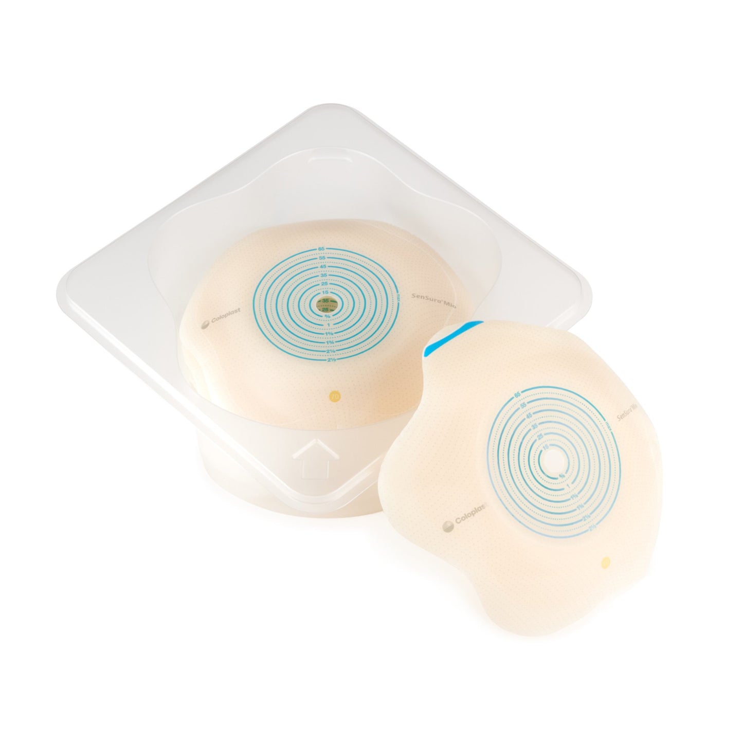 SenSura® Mio Click Convex Flip Ostomy Barrier, Trim to fit 10 – 65 mm Stomas 18530