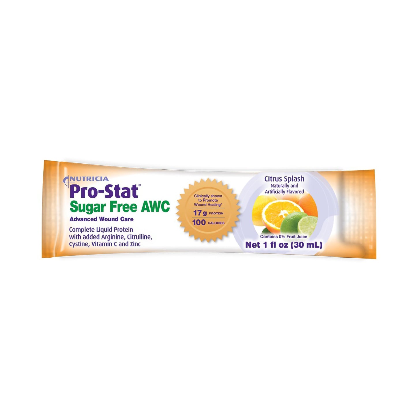 Oral Supplement Pro-Stat® AWC Citrus Splash Flavor Liquid 1 oz. Individual Packet - 78399