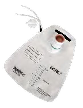 Rectal Collection Pouch Dignishield® SMS One-Piece System Closed End - SMS2B1L