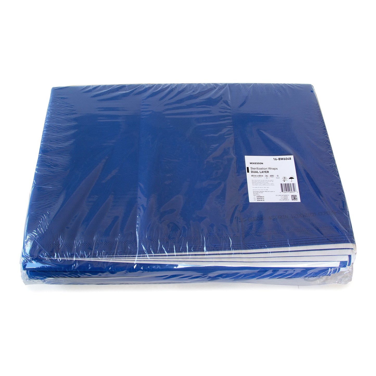 McKesson Sterilization Wrap, 48 x 48 Inch, Grade 600 16-BW6048