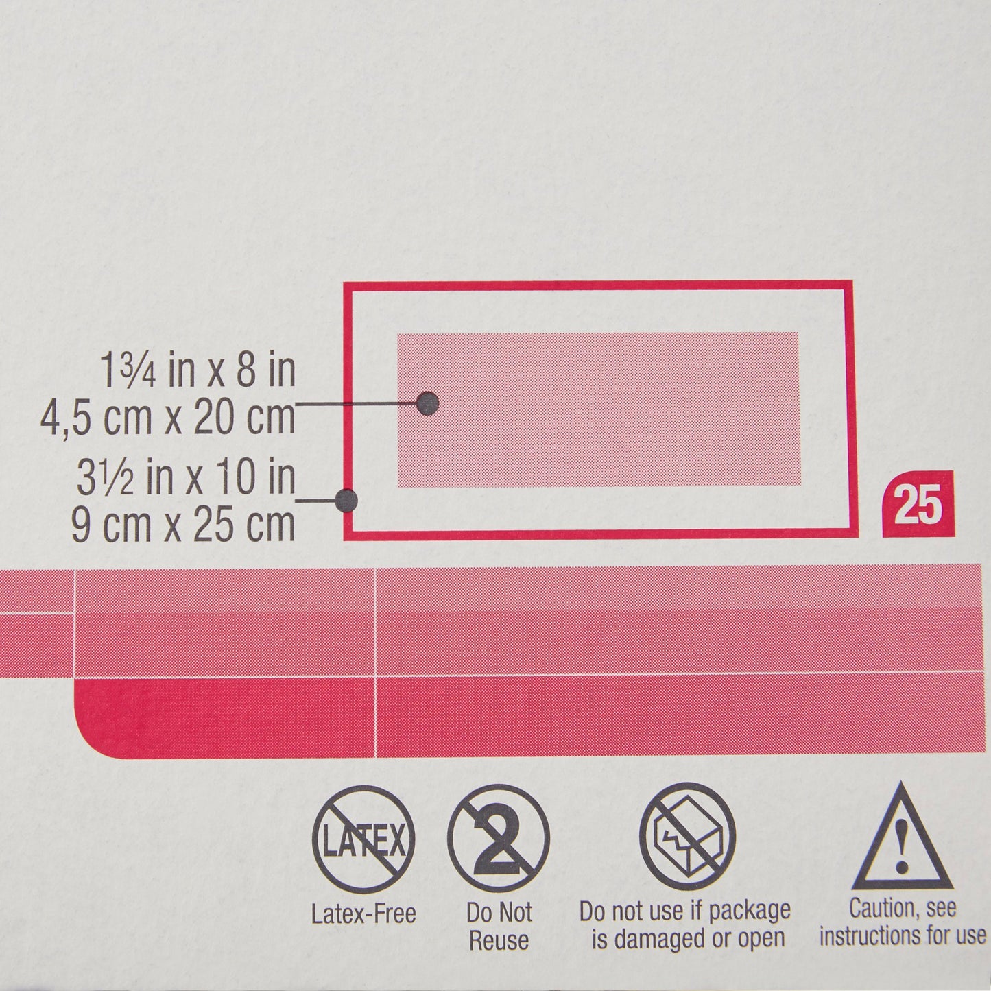 3M™ Medipore™ + Pad Soft Cloth Adhesive Dressing, 3½ x 10 Inch 3571