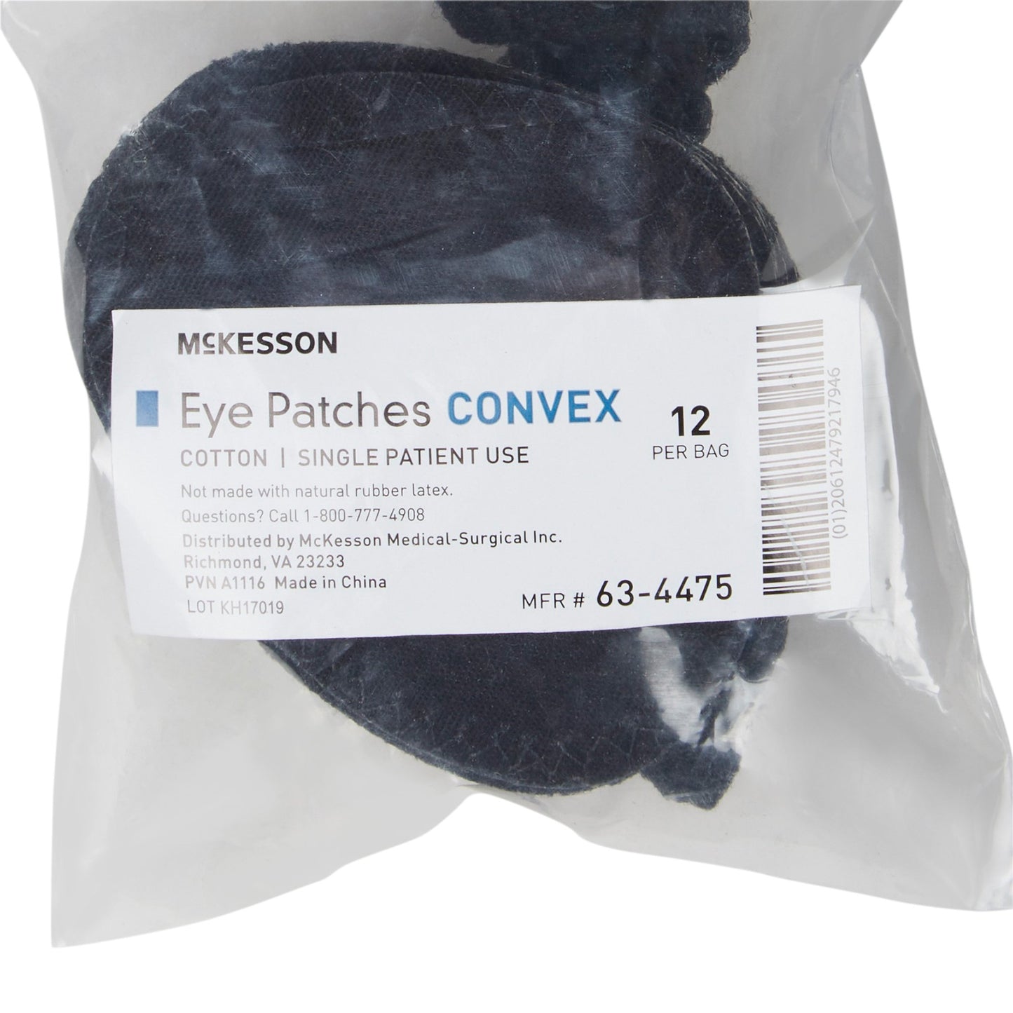McKesson Convex Eye Patch, One Size Fits Most 63-4475