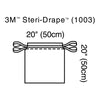 3M™ Steri-Drape™ Sterile Isolation Surgical Drape, 20 x 20 Inch 1003