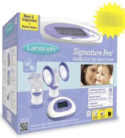 Emerson Healthcare Lansinoh Signature Pro Double Electric Breast Pump Kit 53050, 1 Each