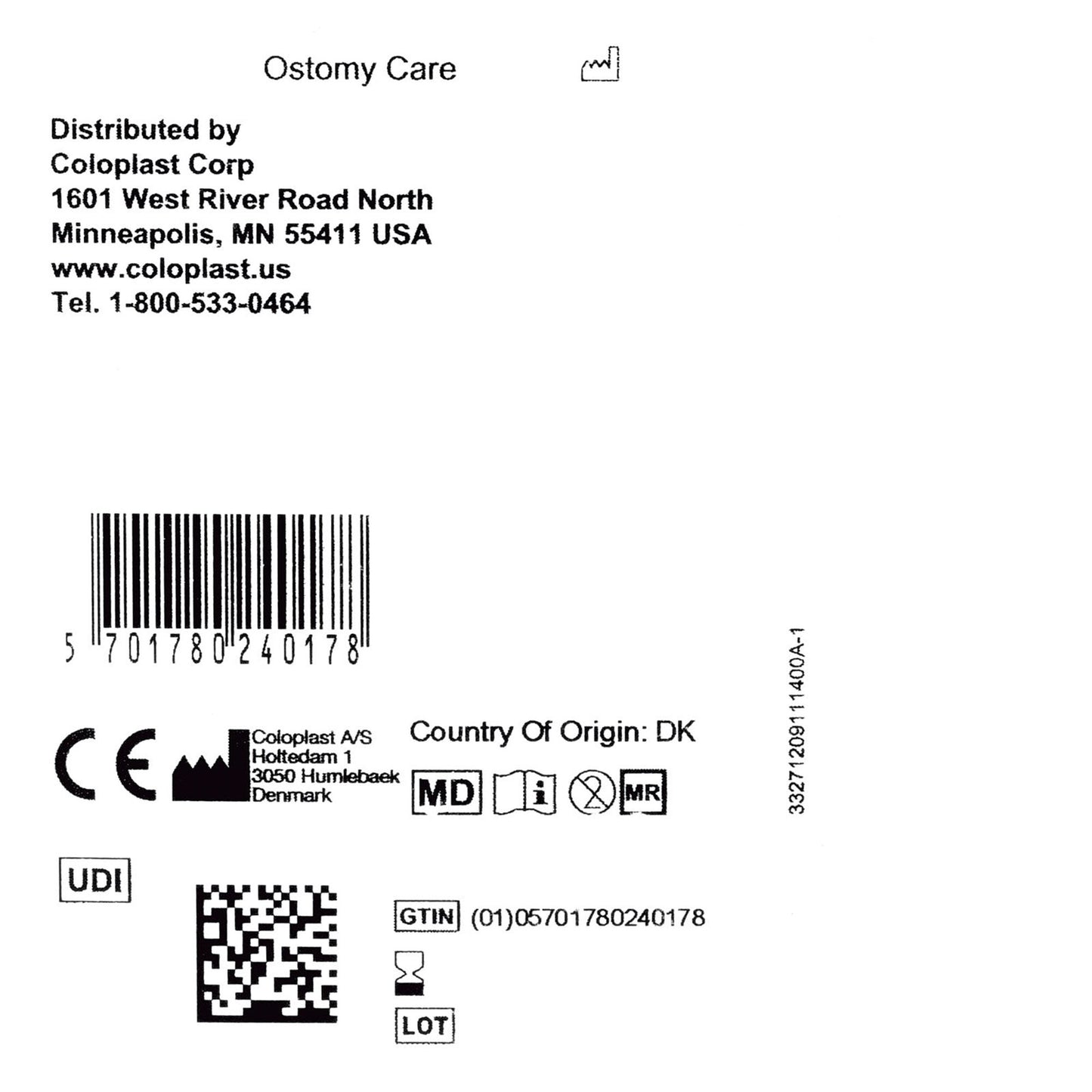 Ostomy Seal Brava® Convex, Starter Hole 1 Inch (25mm) 12091