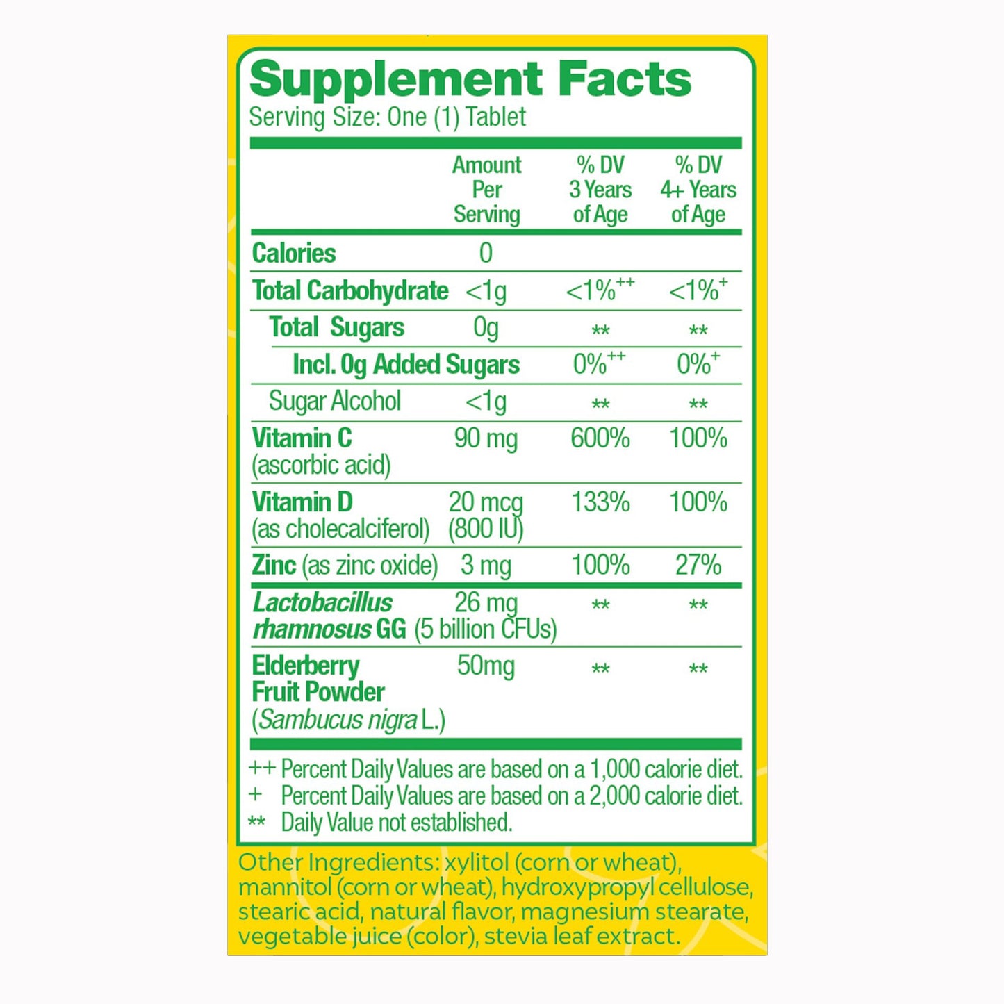 Culturelle® Kids Immune Defense Chewables, Berry Flavor 049100401201