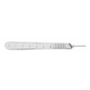 Scalpel Handle McKesson Argent™ German Stainless Steel Size 4 - 43-1-038