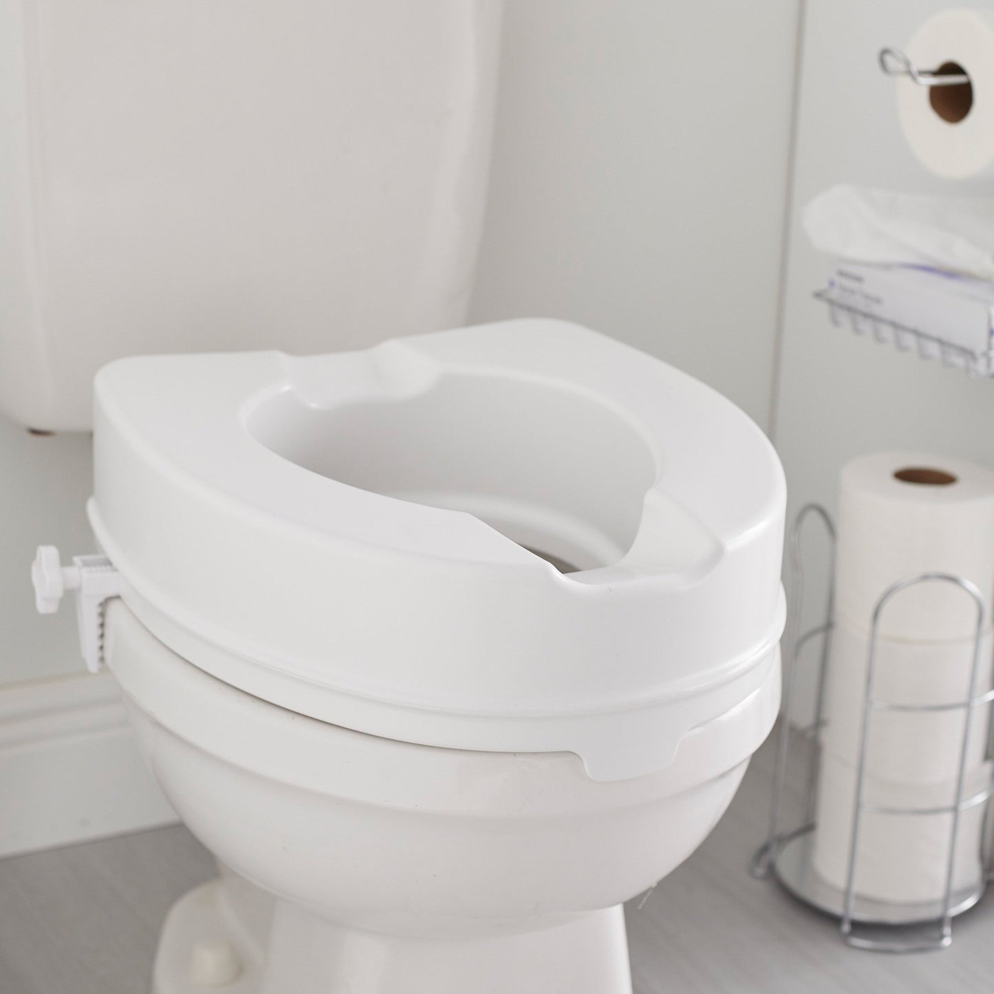 McKesson Raised Toilet Seat, 4-Inch Height 146-RTL12064
