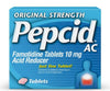 Antacid Pepcid® AC 10 mg Strength Tablet 30 per Box - 16837087220