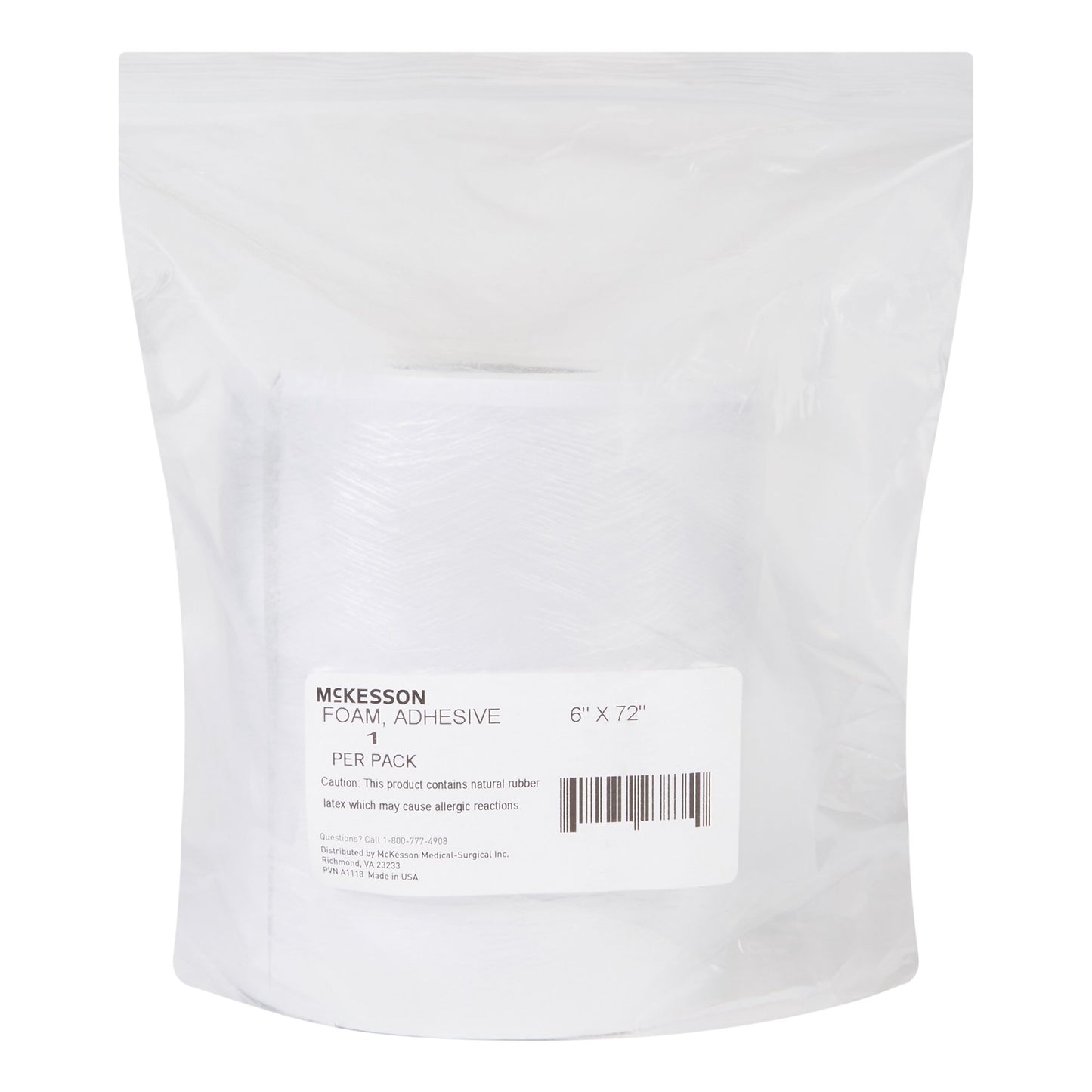 McKesson White Orthopedic Padding Roll, 6 x 72 Inch 9235