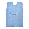 Patient Exam Gown Medium / Large Blue Disposable - 70228N