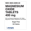 Mineral Supplement Magnesium Oxide 400 mg Strength Tablet 120 per Bottle 00603020922